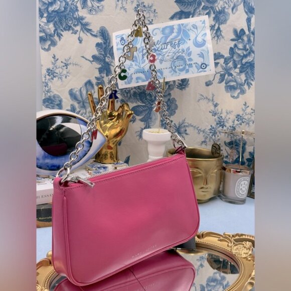 🆕 MARC JACOBS 🧿  X DEVON LEE CARLSON NWT Devon Charm Purse, Bubblegum Pink - Picture 2 of 16
